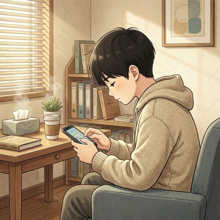 말을 아끼는 아이가 설명을 시작할 때